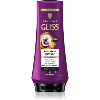 Schwarzkopf Gliss Full Hair Wonder balsam regenerator pentru par fragil - imagine 2